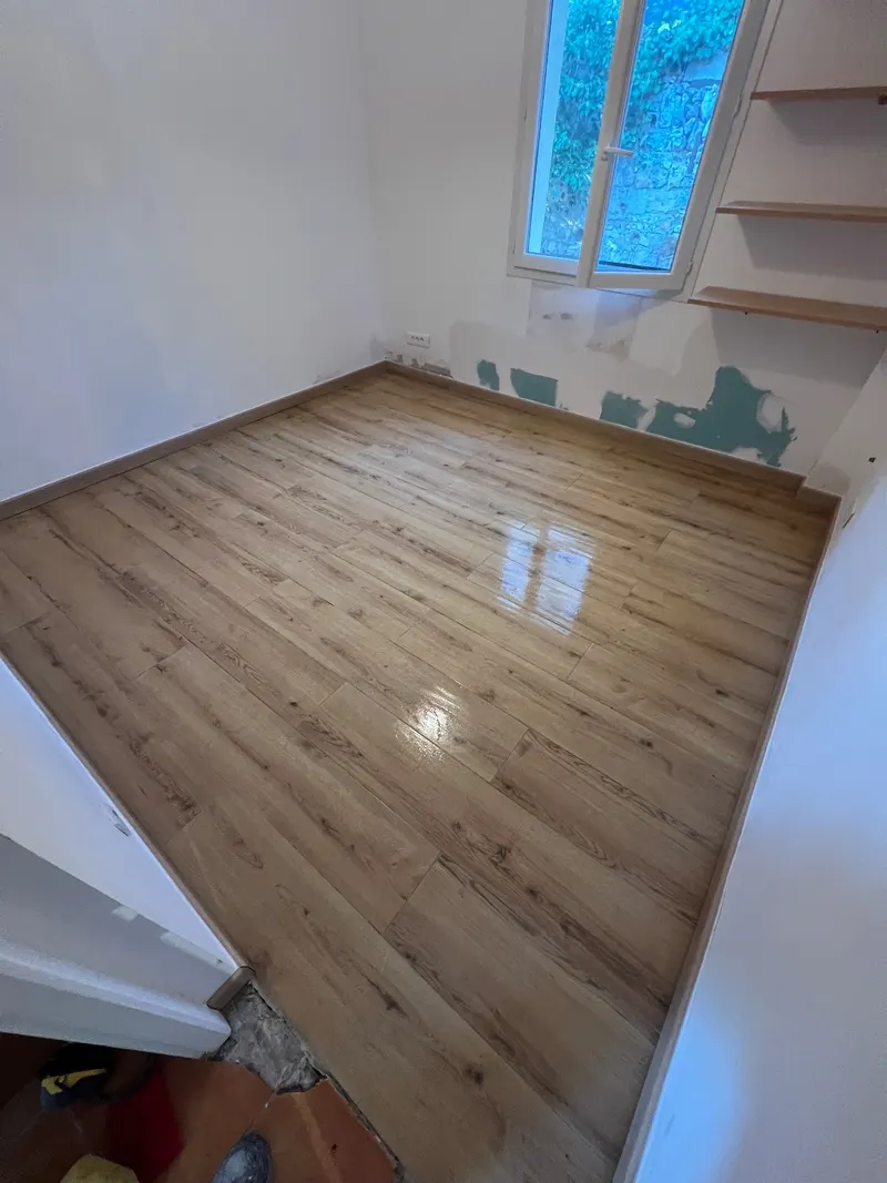 Pose Carrelage avec Natte de désolidarisation